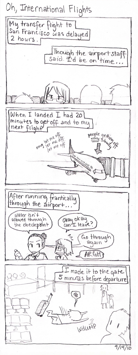 Korea Comics: Oh, International Flights