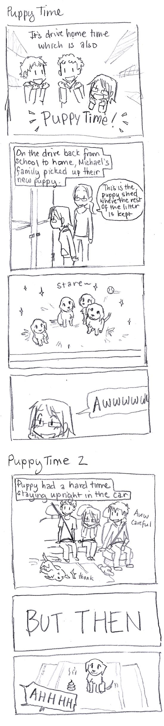 Winter Break Comics: Puppy Time