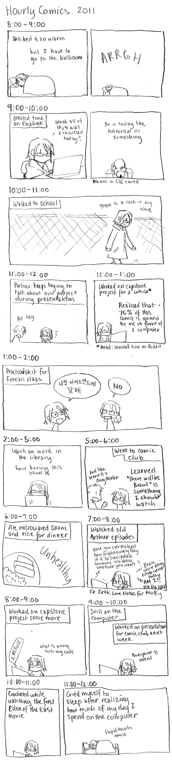 Hourly Comics Day 2011