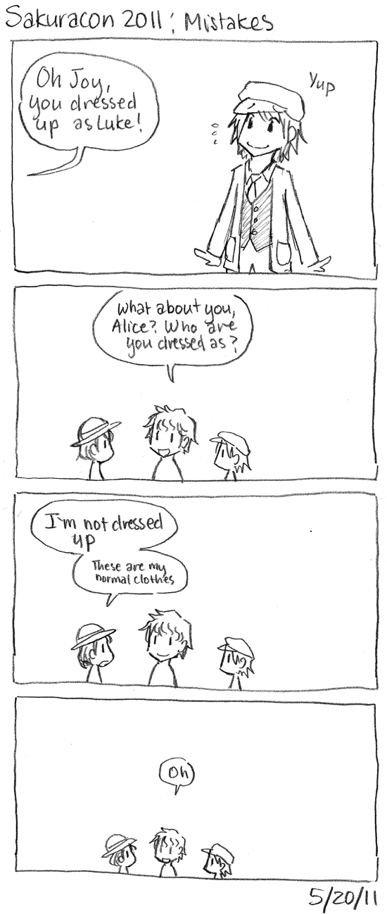 Sakuracon Comics: Mistakes