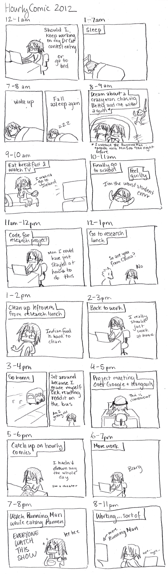 Hourly Comics Day 2012