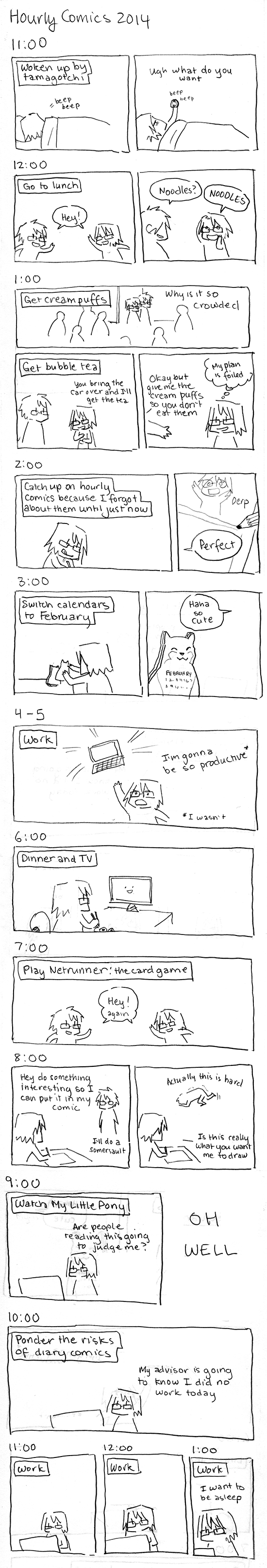 Hourly Comics Day 2014