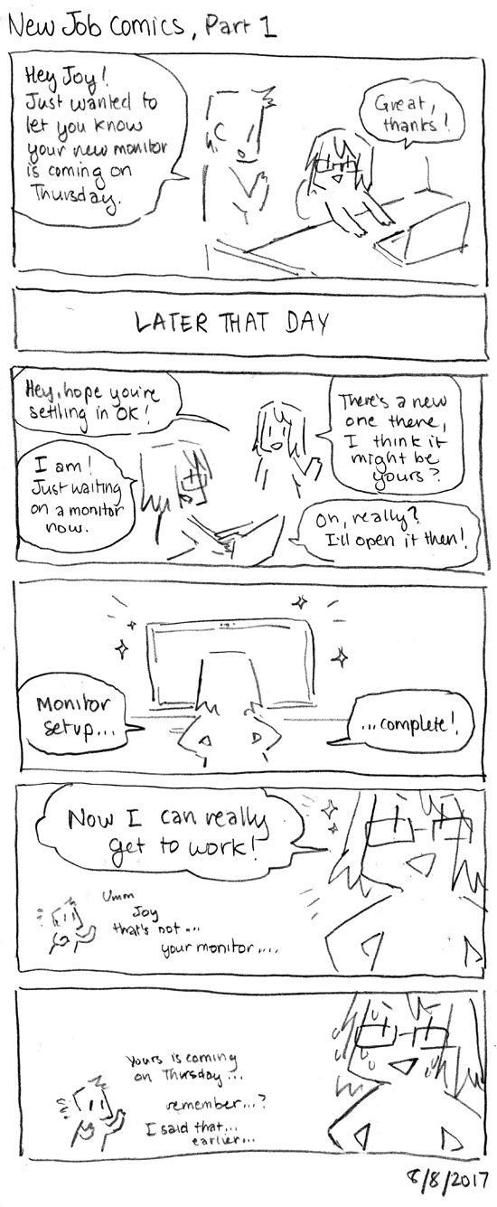 New Job Comics, Part 1