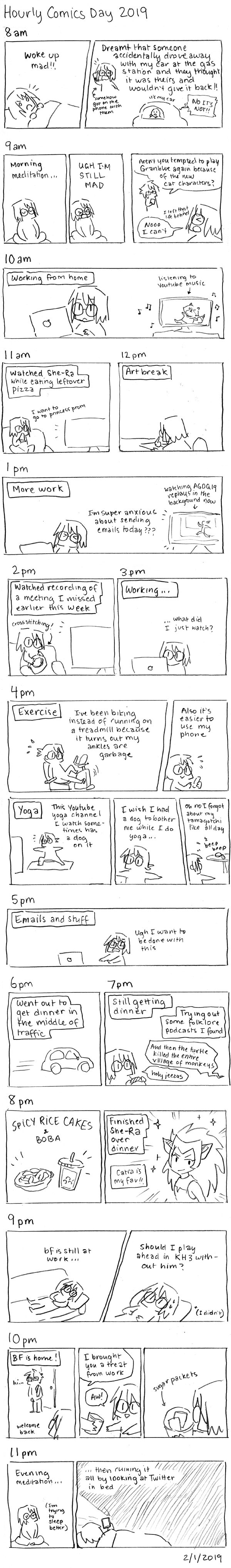 Hourly Comics Day 2019