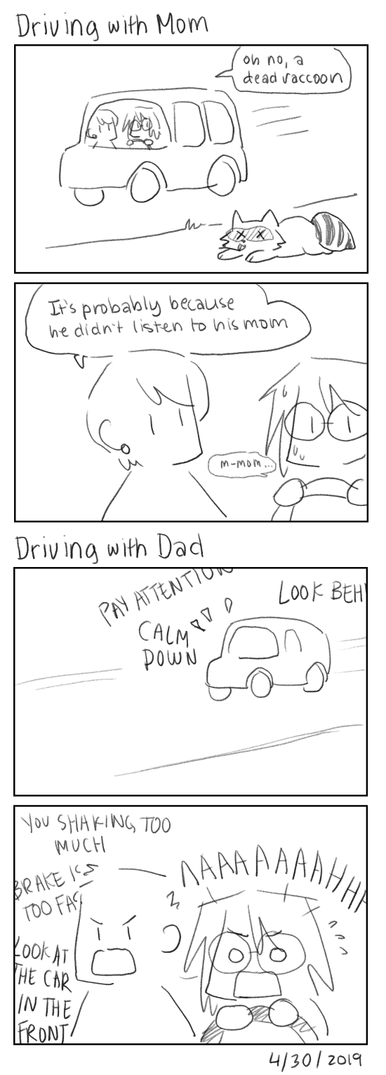 Driving with Mom and Dad