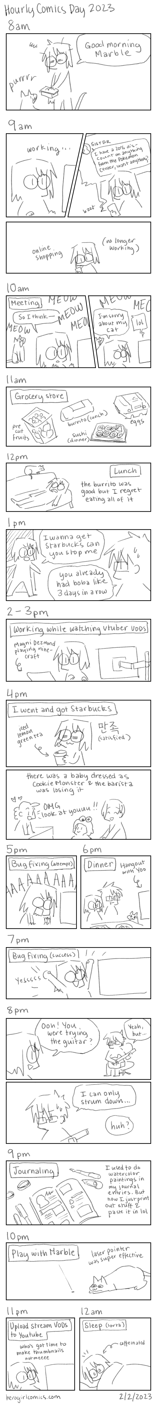 Hourly Comics Day 2023