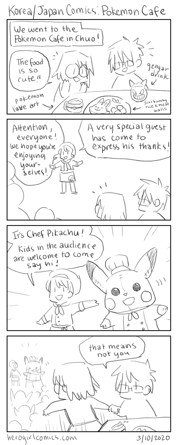 Korea/Japan Comics: Pokemon Cafe